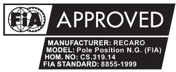 Recaro Profi SP-G FIA Seat