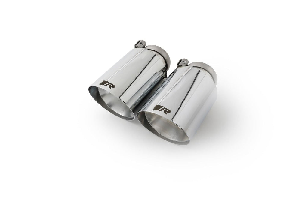 Remus race valved exhaust straight cut angled chrome tailpipe for MINI Cooper S JCW