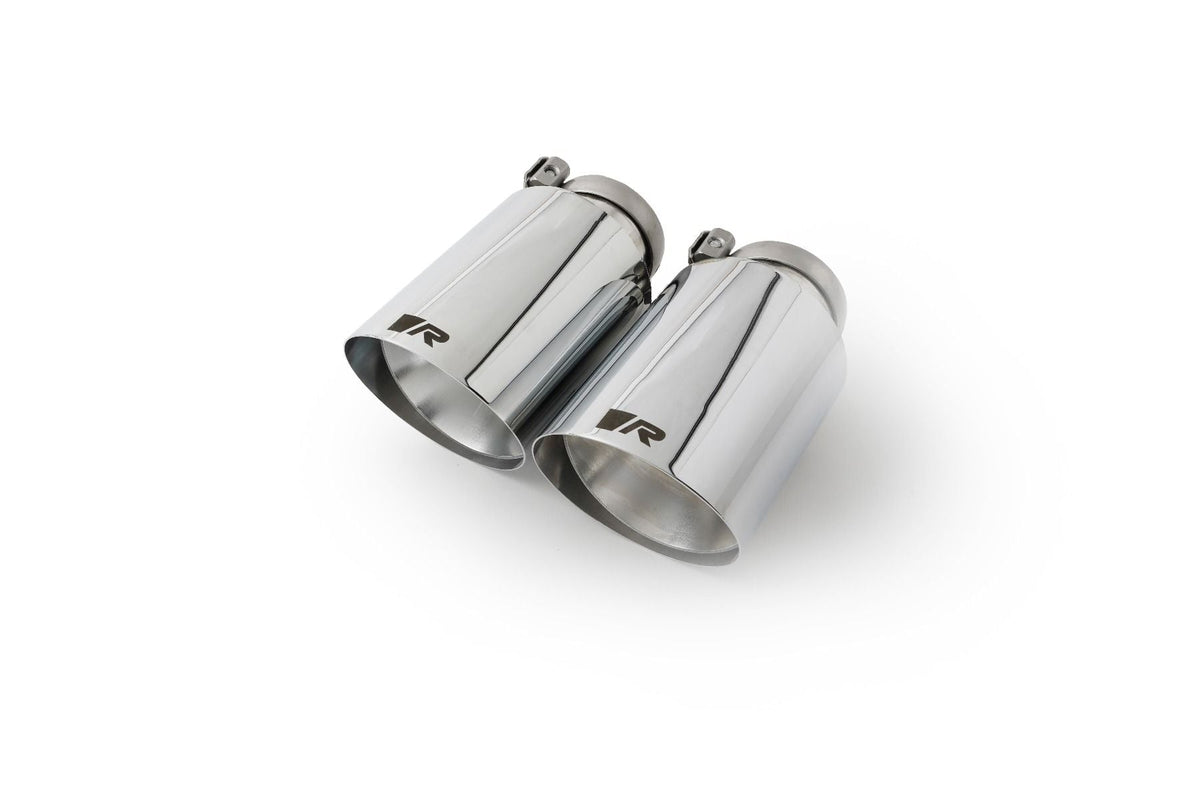 Remus race valved exhaust straight cut angled chrome tailpipe for MINI Cooper S JCW