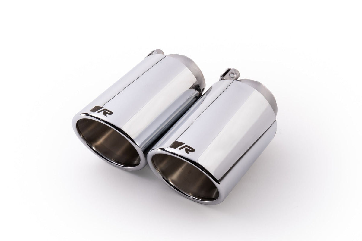 Remus race valved exhaust chrome angled tailpipe for MINI Cooper S JCW