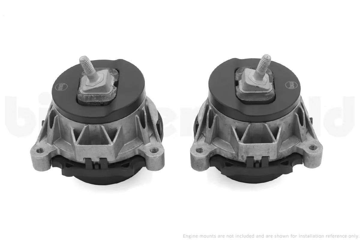 BimmerWorld Aluminum Engine Mount Inserts, Pair - E82, F22, E9X, F3X, F87
