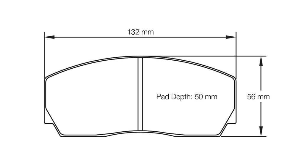 Pagid Racing E1361 in RSH42 compound front and/or rear brake pads for various Audi/ Citroën/ Mitsubishi/ Peugeot/ Renault cars