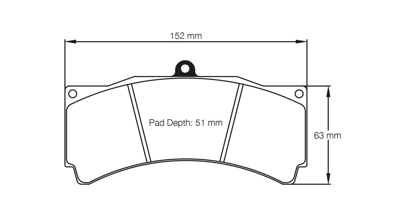 Pagid Racing E1538 in RSL29 compound brake pads for various BMW cars