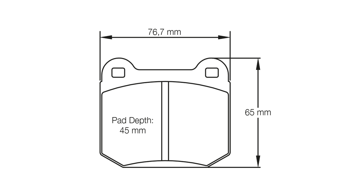 Pagid Racing E1587 in RST3 compound