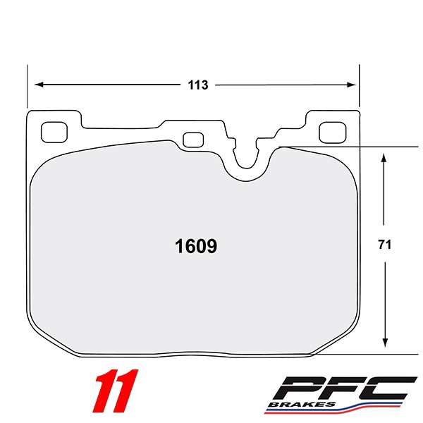 PFC 11 (1609) - BMW M2/M3/M4 F8X Front Pads