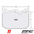 PFC 11 (1609) - BMW M2/M3/M4 F8X Front Pads