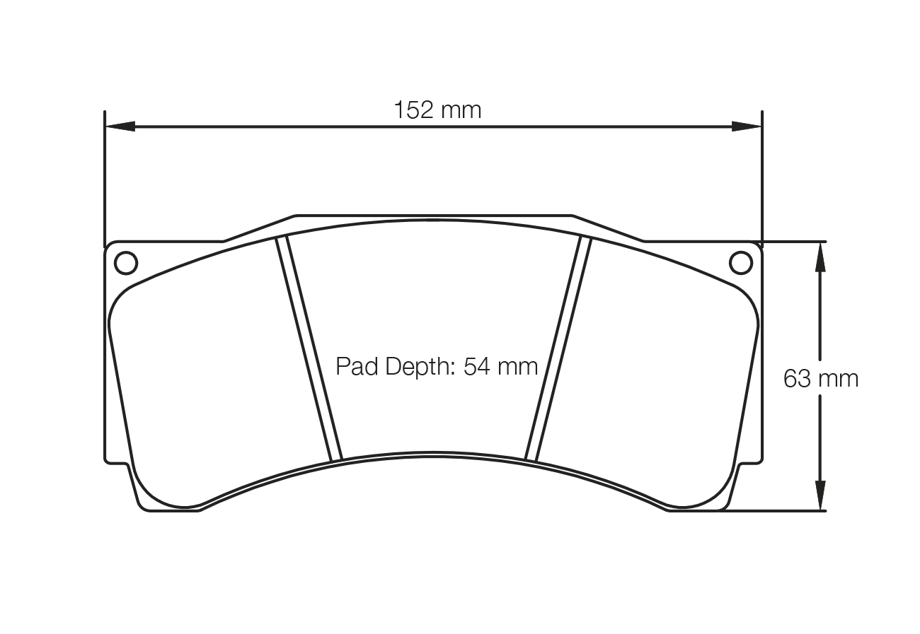 Pagid Racing E1904 in RSL1 compound brake pads for various Alfa Romeo, Ford, Honda, Mitsubishi cars