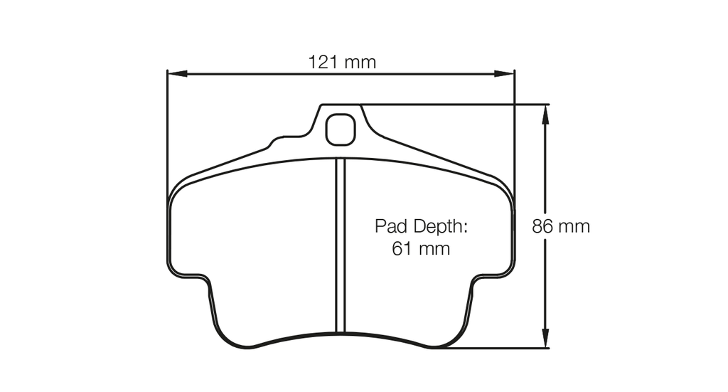 Pagid Racing E2405 in RSL2 compound
