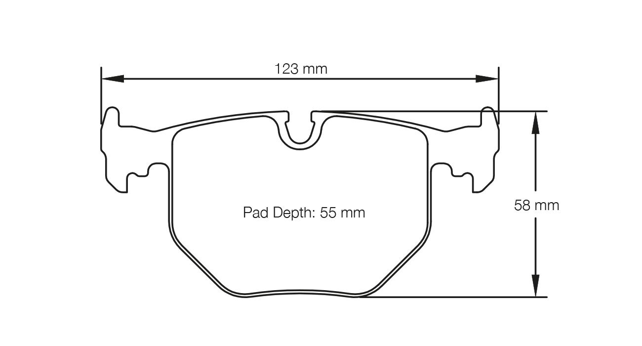 Pagid Racing E2685 in RSL29 compound brake pads for various BMW, Maserati cars