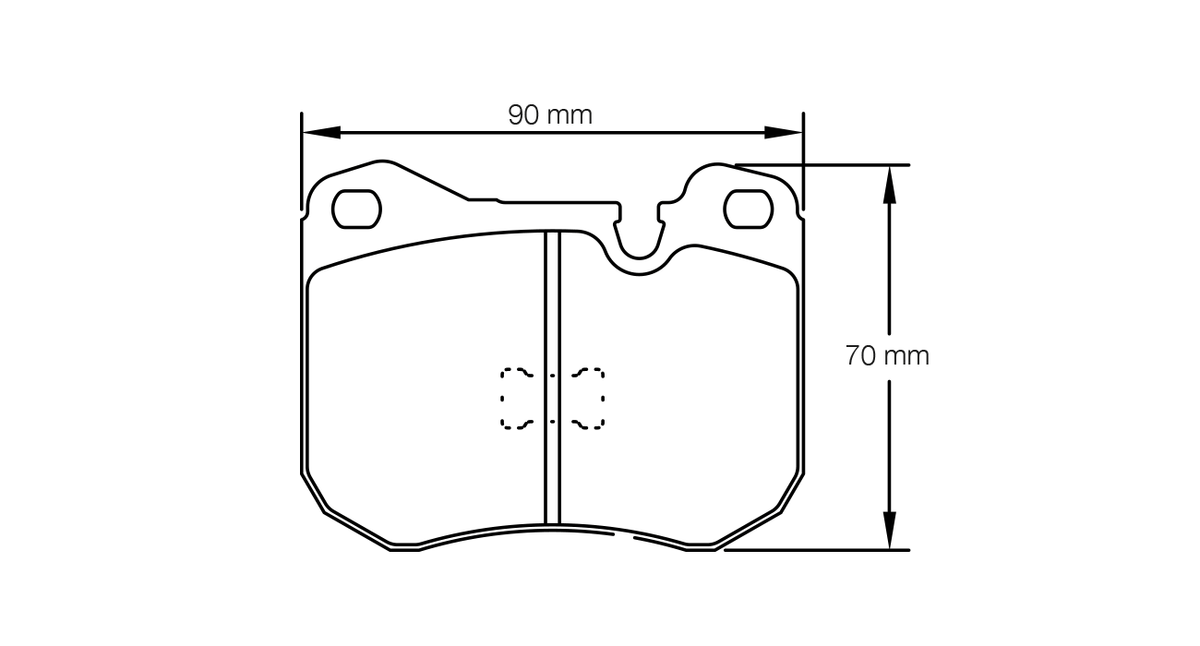 Pagid Racing E4703 in RSH29E compound brake pads for various BMW, Ferrari, Lamborghini cars