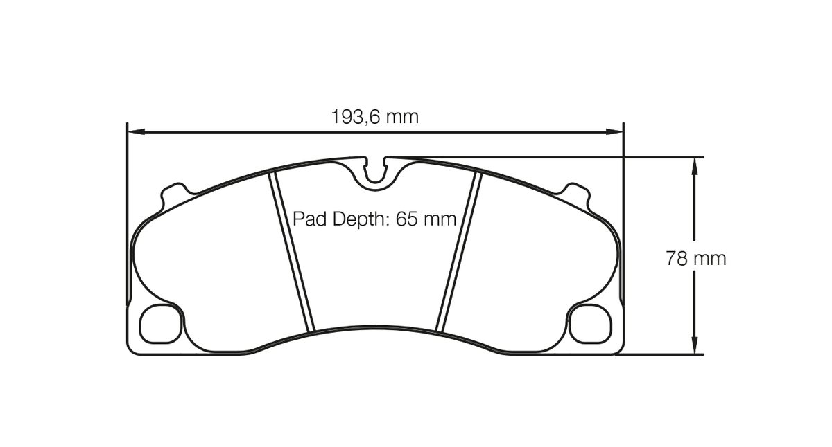 Pagid E4908  in RSL29 Front pads for Porsche 991 3.4, 3.8S, 991.2 3.0, 991.2 GTS and Cayman 981 S With Ceramic Disks