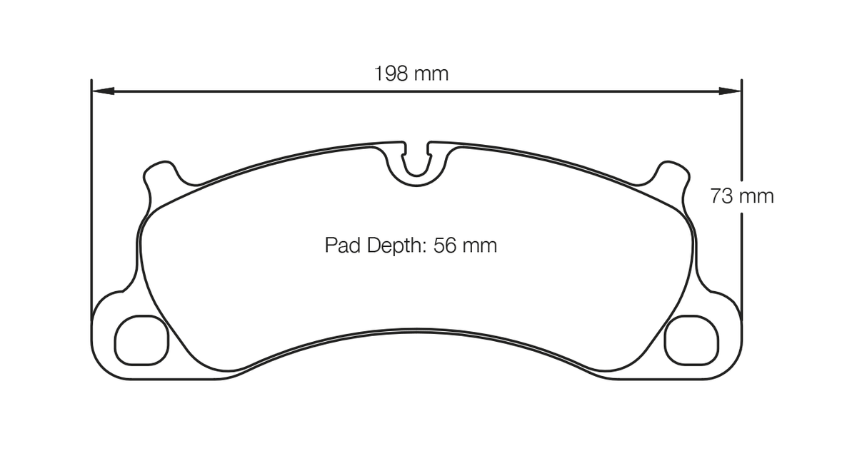Pagid E4922  in RSL29 Front pads For Porsche 991 3.8 Carrera S / GTS and Boxster Spyder (981)