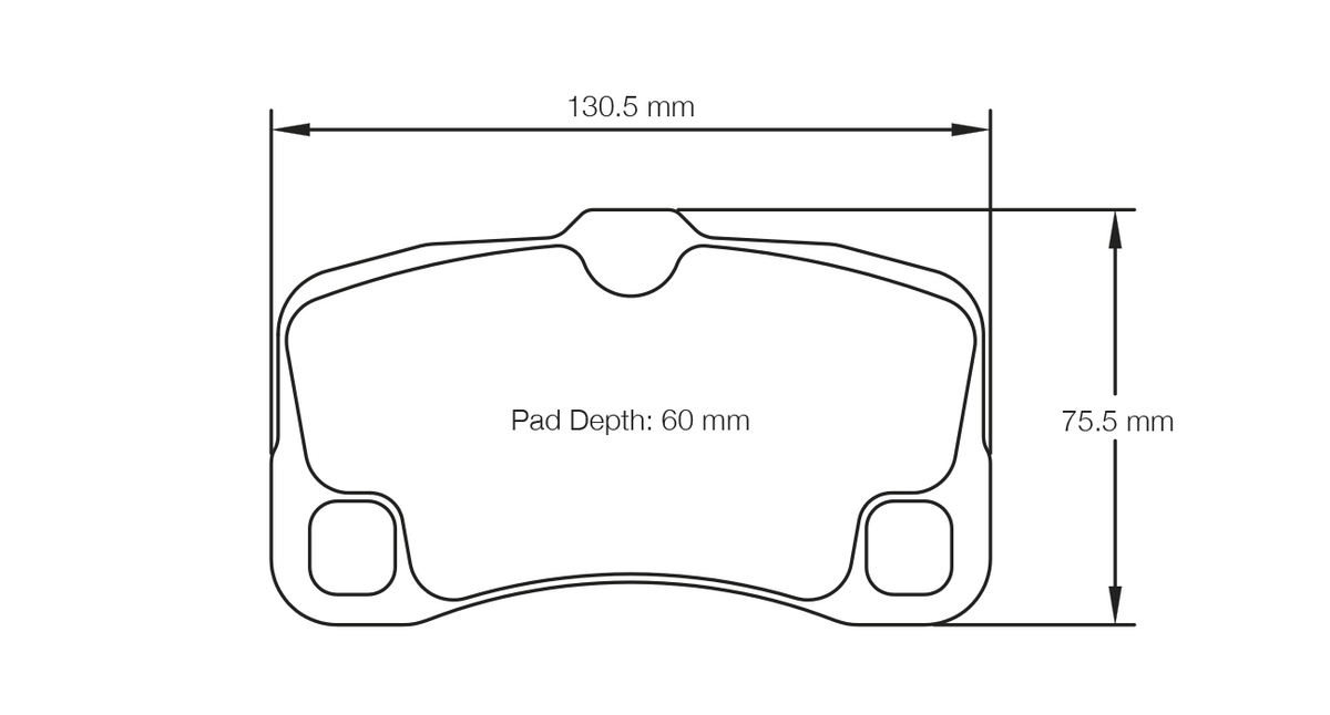 Pagid Racing E8006 in RSL29 compound brake pads for various Porsche cars
