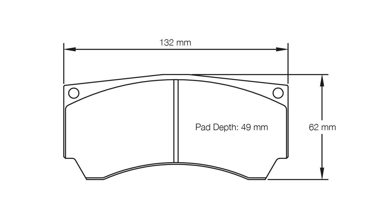 Pagid Racing E8050 in RSL29 compound brake pads for various Peugeot cars