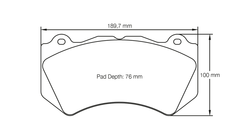 Pagid Racing E8083 in RSL 1 compound