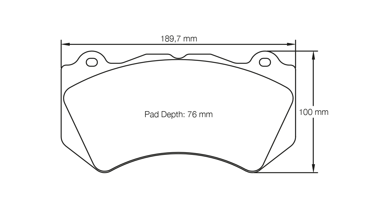 Pagid Racing E8083 in RSL 1 compound