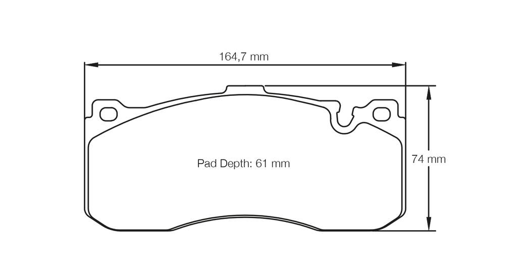 Pagid E8084  in RSL1 front brake pads for BMW with Stock calipers