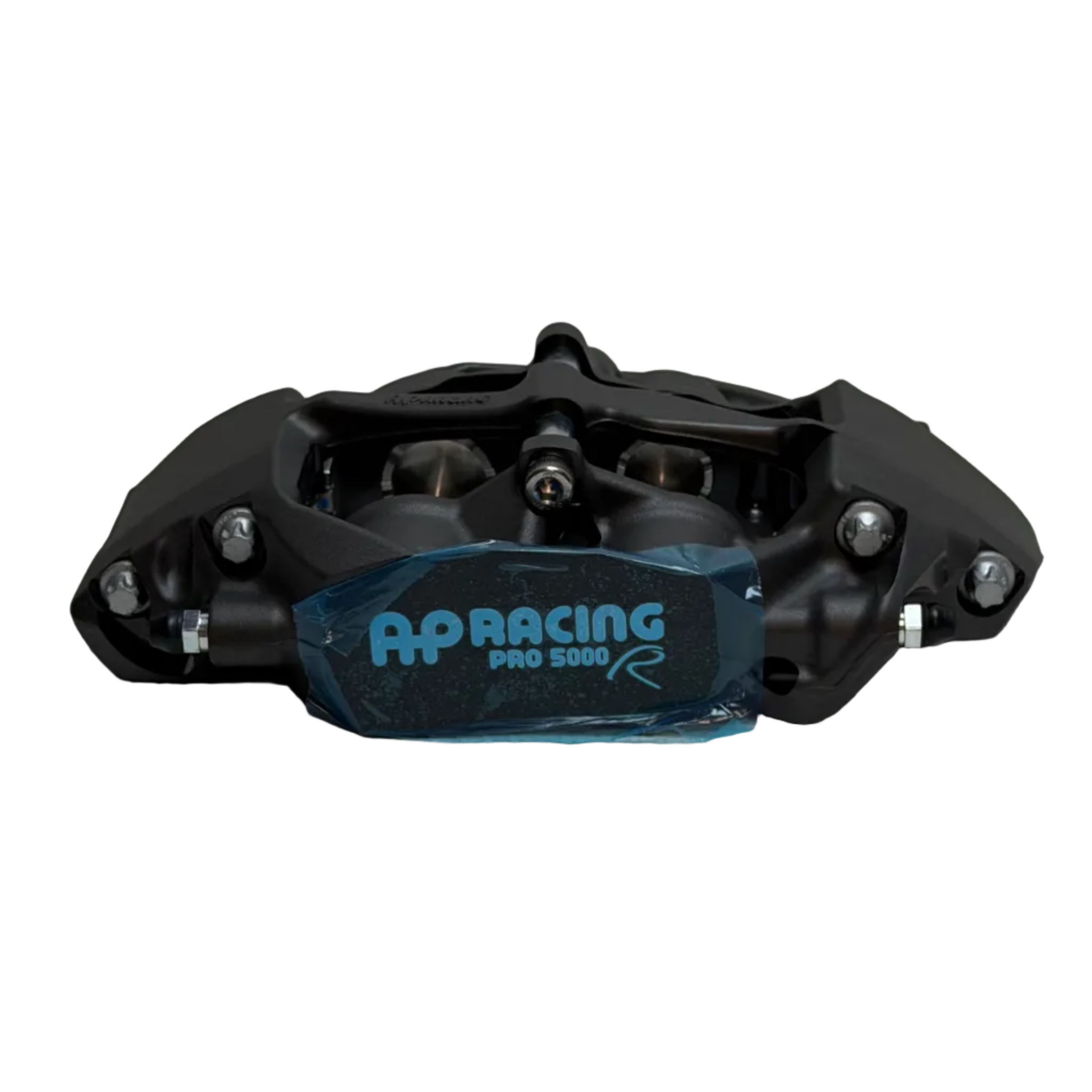 AP Racing brake caliper on a white background