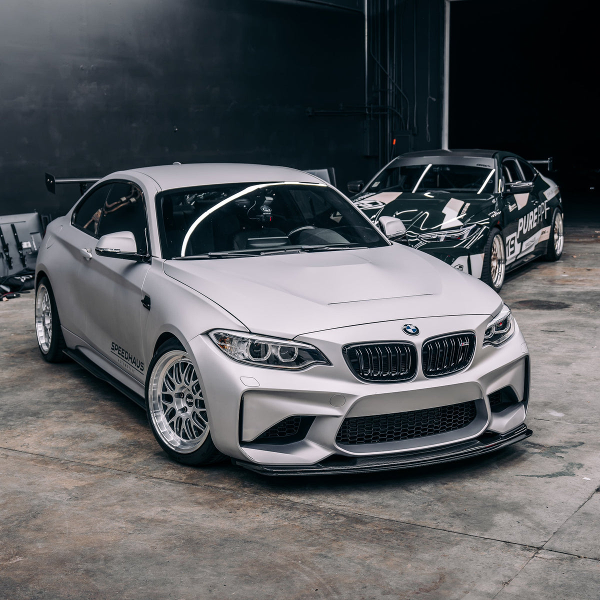 F87 M2 (N55) Carbon Fibre Adjustable Front Splitter - image 2