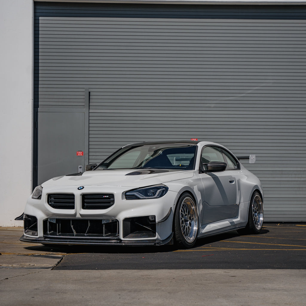 Clubsport Adjustable Carbon Fibre Front Splitter Kit for BMW G87 M2 - image 2