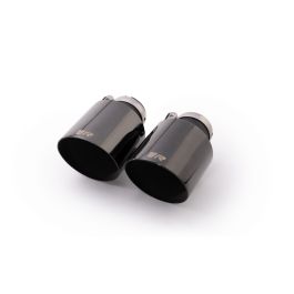 Remus race valved exhaust polished gloss black stainless tailpipe for MINI Cooper S JCW