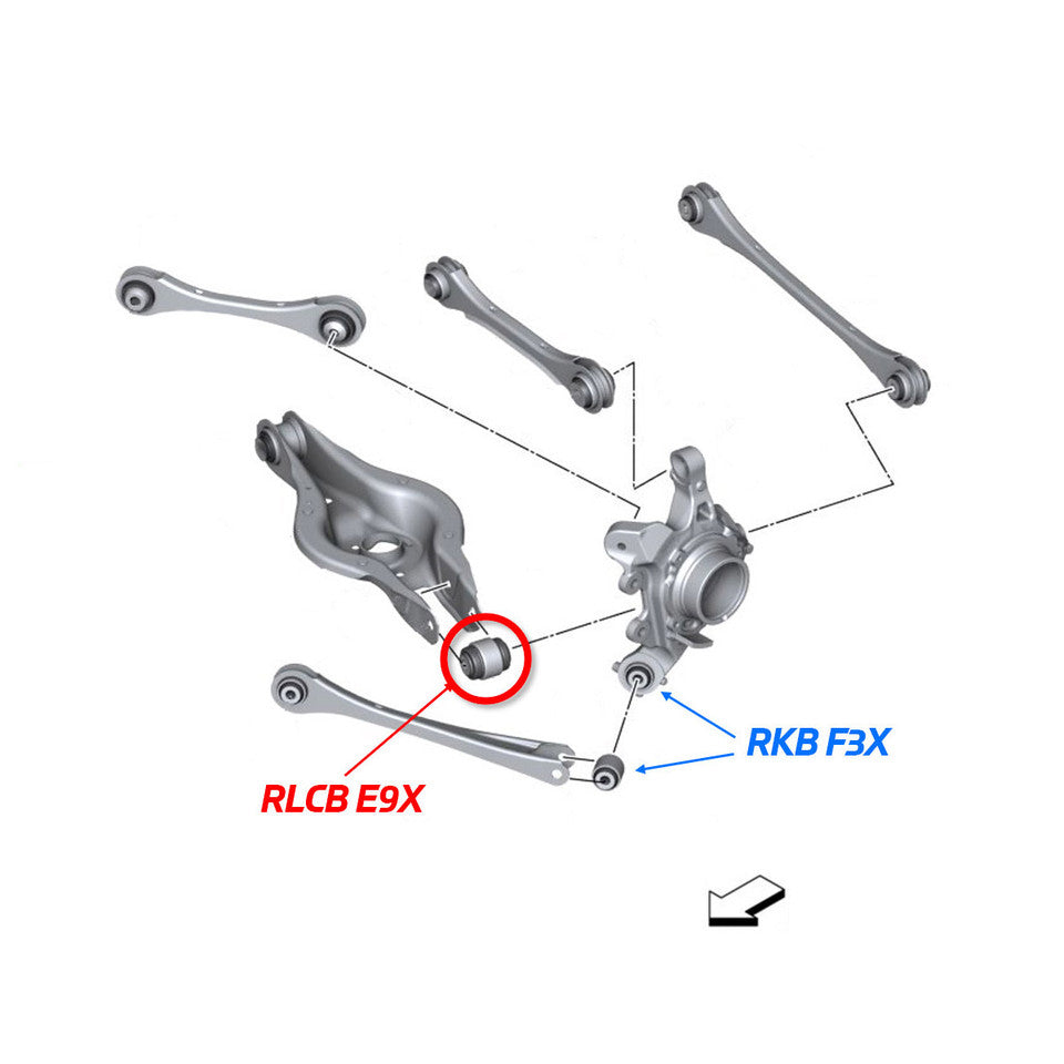 SPL Rear Lower Control Arm Knuckle Bushing E9X/E8X/F2X/F8X/G8X