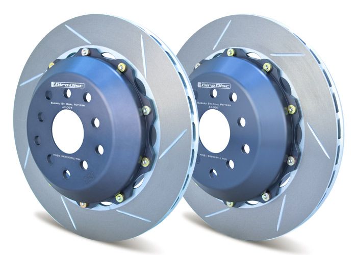 Girodisc Rear 2pc Floating Rotors for 04-07 Sti
