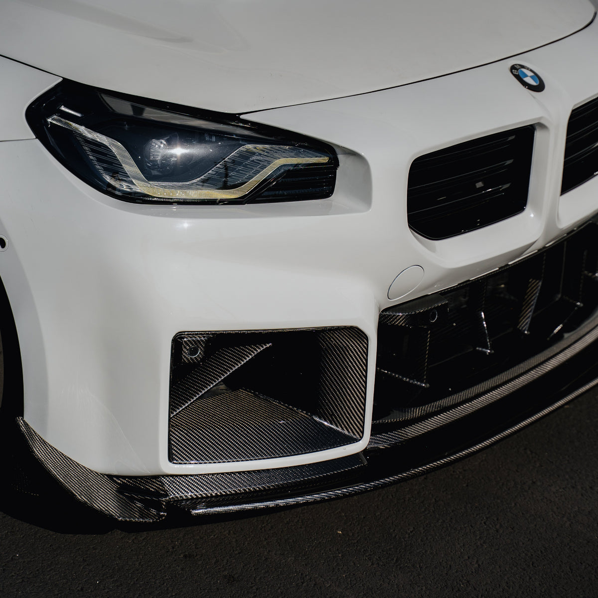 Clubsport Adjustable Carbon Fibre Front Splitter Kit for BMW G87 M2 - image 5