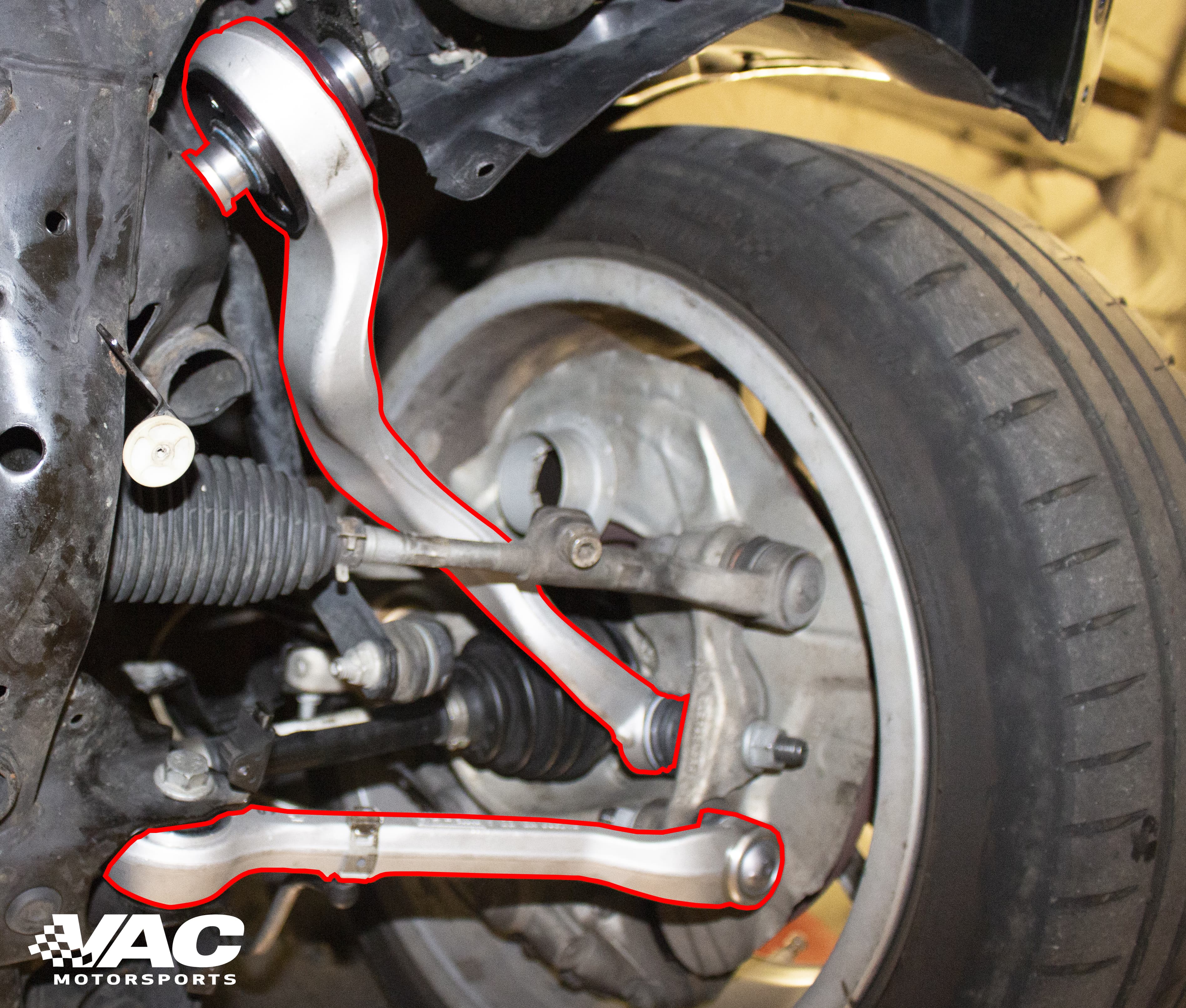 VAC Motorsports Mono-ball Front Thrust Arm Bushings E90/E92 inc M Models