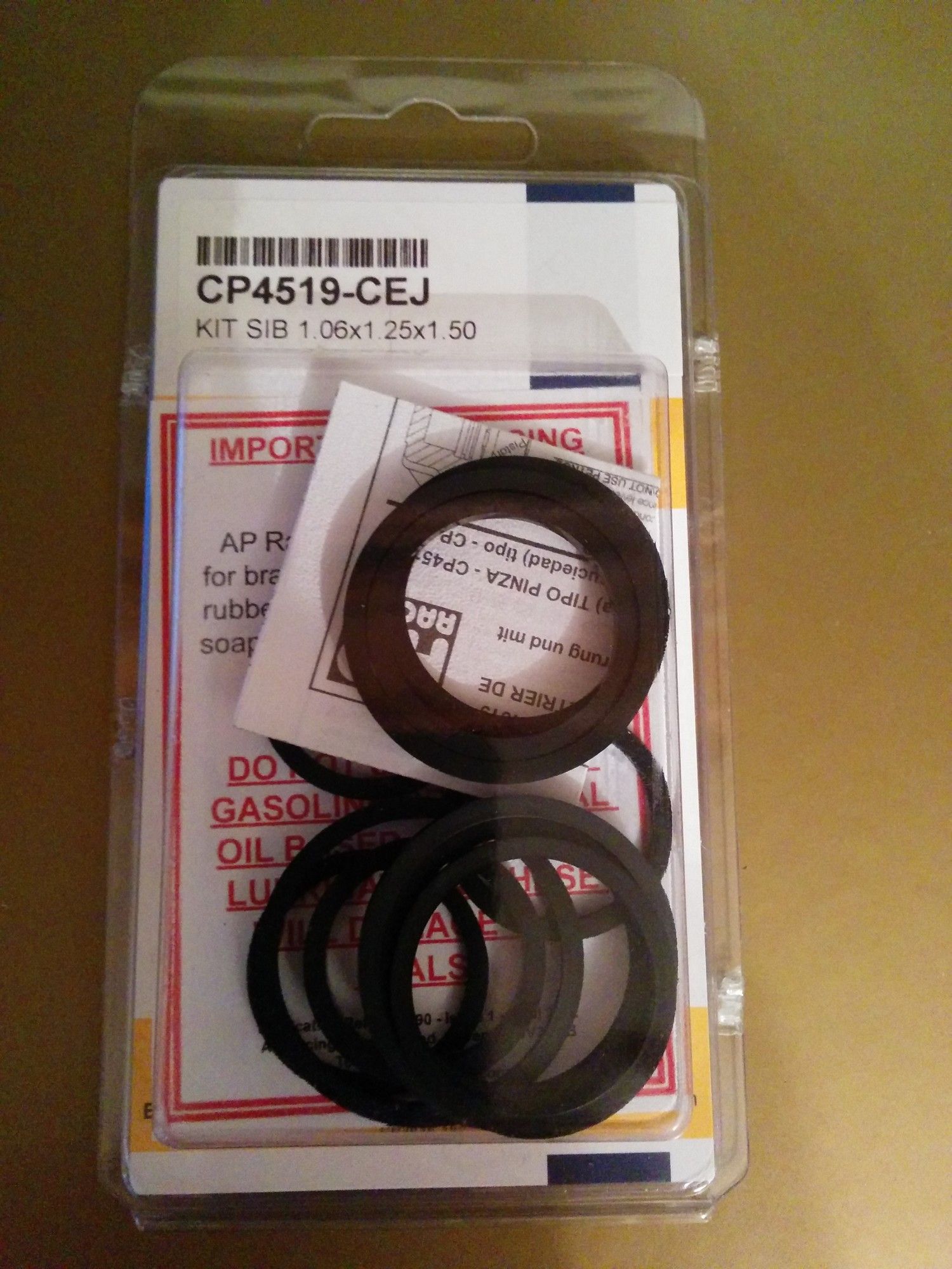 AP Caliper Piston seal kit CP4519-CEJ for the CP5575 BMW E46 Brake Kit