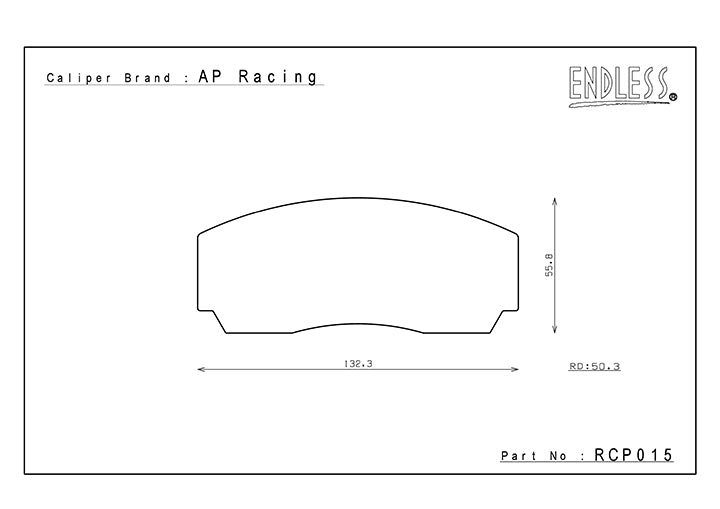 Endless ME20 Brake Pads for AP 9449 Calipers