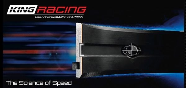 King Racing BMW M20, M50, S50, M52, M54, S54, Main Bearing Set XP Series